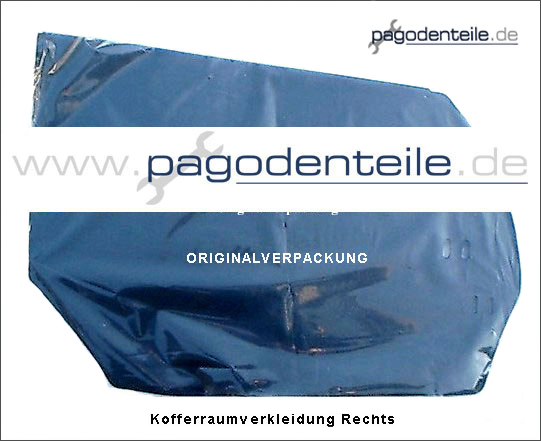 Kofferraumverkleidung Mercedes Pagode rechts